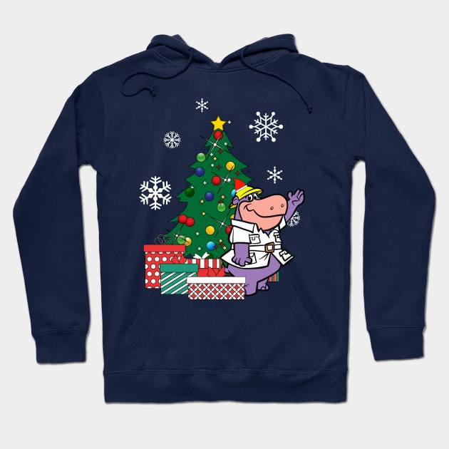 Peter Potamus Around The Christmas Tree Hoodie by Nova5